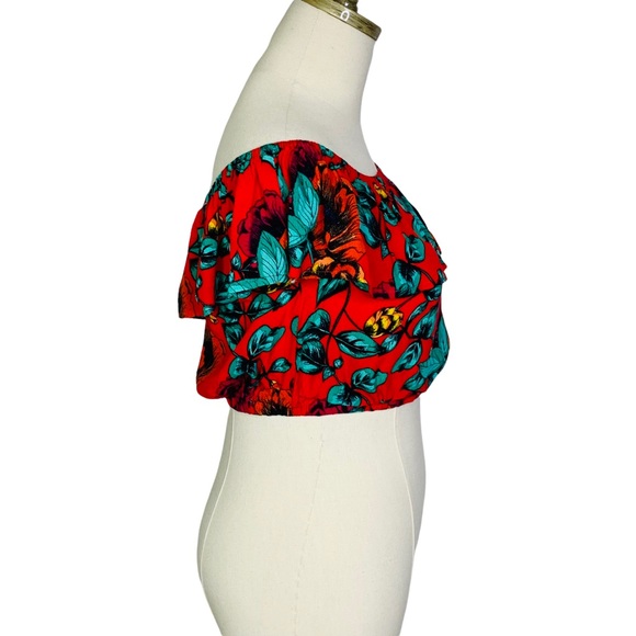 MINKPINK Tropical Dream Crop Top MEDIUM - Picture 6 of 10